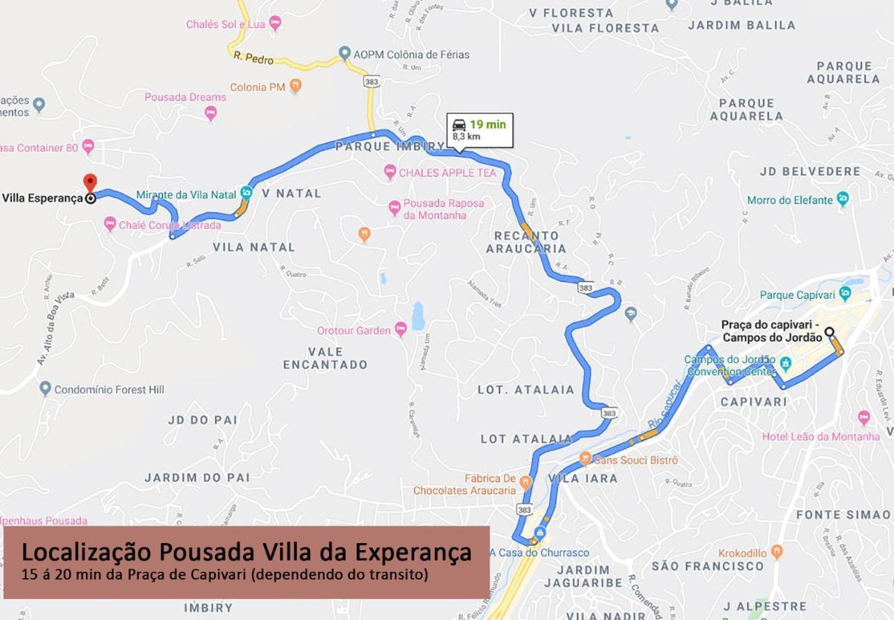 Villa Da Esperanca Campos do Jordão Екстериор снимка